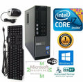 Dell PC DESKTOP Intel i7 4770 3.40g 16GB NEW 240 SSD Windows 10 Pro Wi-Fi - Used
