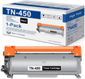 TN450 High Yield Toner Cartridge, 1-Pack, Replacement for Brother TN-450 Black Toner, Page Yield Up to 3,100 Pages