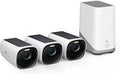 Anker eufy S330 eufyCam 3 3-Cam Kit 4K Outdoor Wireless Camera with Solar Panel, Forever Power