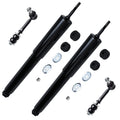 Detroit Axle - 4WD Front Shocks Sway Bars Replacement for 1995-1999 Dodge Ram 1500 2500 (Built After 3/03/95 Production Date)