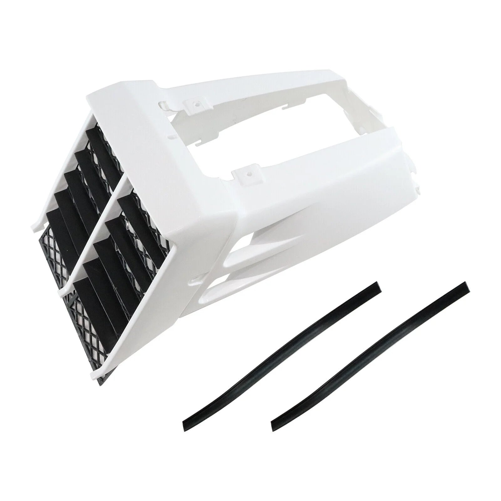 Plastic Gas Tank Side Cover Radiator Grill White For 1987-2006 Yamaha Banshee350