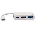 CableWholesale  USB-C 3.1, 3-in-1 Expansion Adapter for 4K HDMI 30Hz USB 3.0 Type-A & USB-C Charge Port