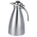 Vacuum Jug-Samfox Insulated Pot 1.5L/2L Food-Grade Stainless Steel Double Wall Vacuum Insulated Coffee Pot 24+ Hrs Heat&Cold Retention,Lab Tested,for Coffee,Tea,Beverage etc(1.5L-Silver)