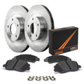 Max Advanced Brakes - Brake Kit for 2012 2013 2014 2015 Honda Civic Hybrid, Acura ILX Hybrid Front Replacement Disc Brake Rotors and Ceramic Brake Pads