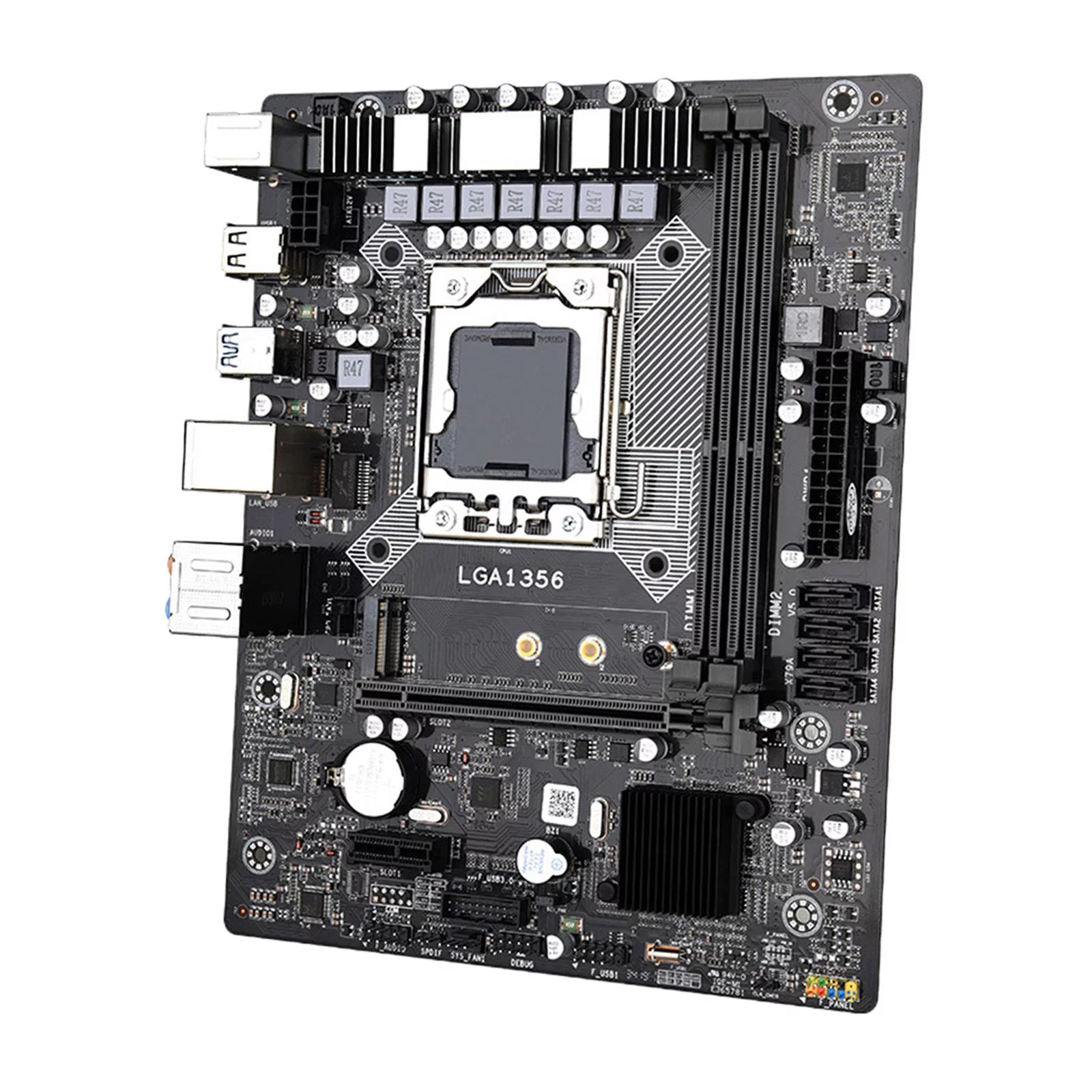 x79A 2.0 Motherboard, 4Xsata2.0 1XM.2 Nwme ,USB 2.0, Dual Channel DDR3 1Xpci-E 16x 7.1 Channel Board 1356Pin Replaces Spare Parts