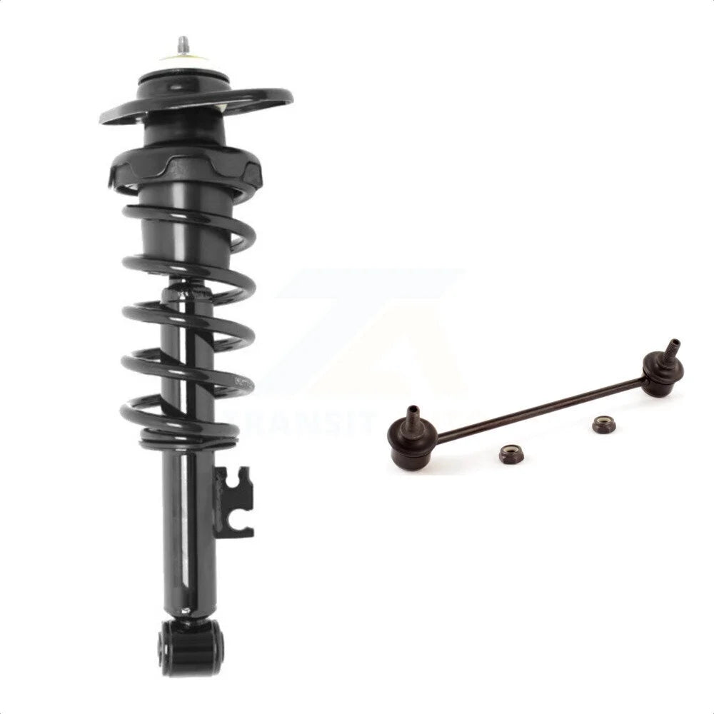 Transit Auto - Rear Left (Driver) Complete Shock Assembly And TOR Link Kit For Mini Cooper Excludes Coupe Wagon John Works (JCW) Models KSS-105444