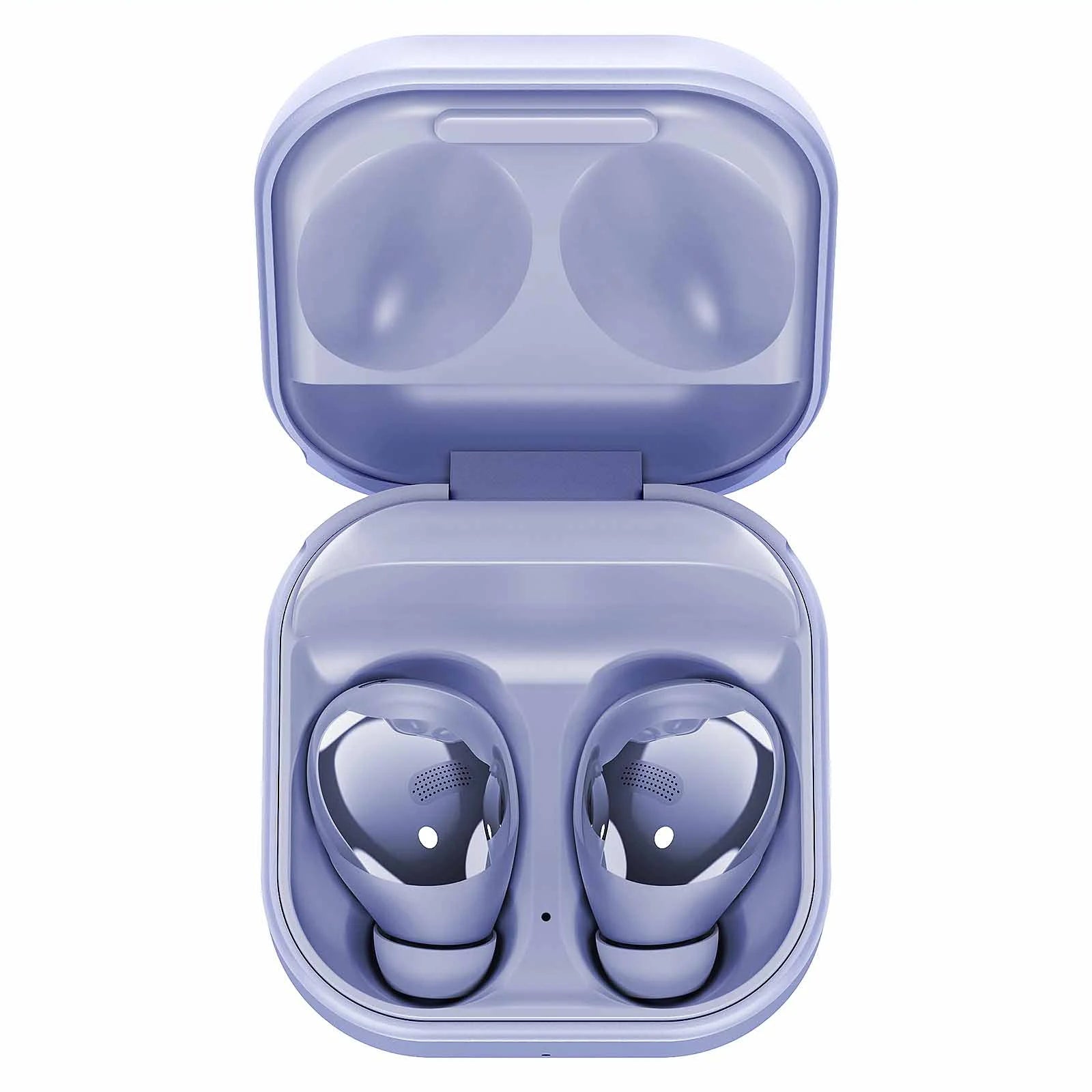 UrbanX Street Buds Pro True Bluetooth Wireless Earbuds For Samsung Galaxy S6 edge+ (USA) With Active Noise Cancelling (Wireless Charging Case Included) Purple