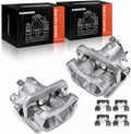 A-Premium Brake Caliper Assembly with Bracket Compatible with Malibu Malibu 2014-2015 Malibu Limited 2016 L4 2.5L Rear Side 2-PC Set