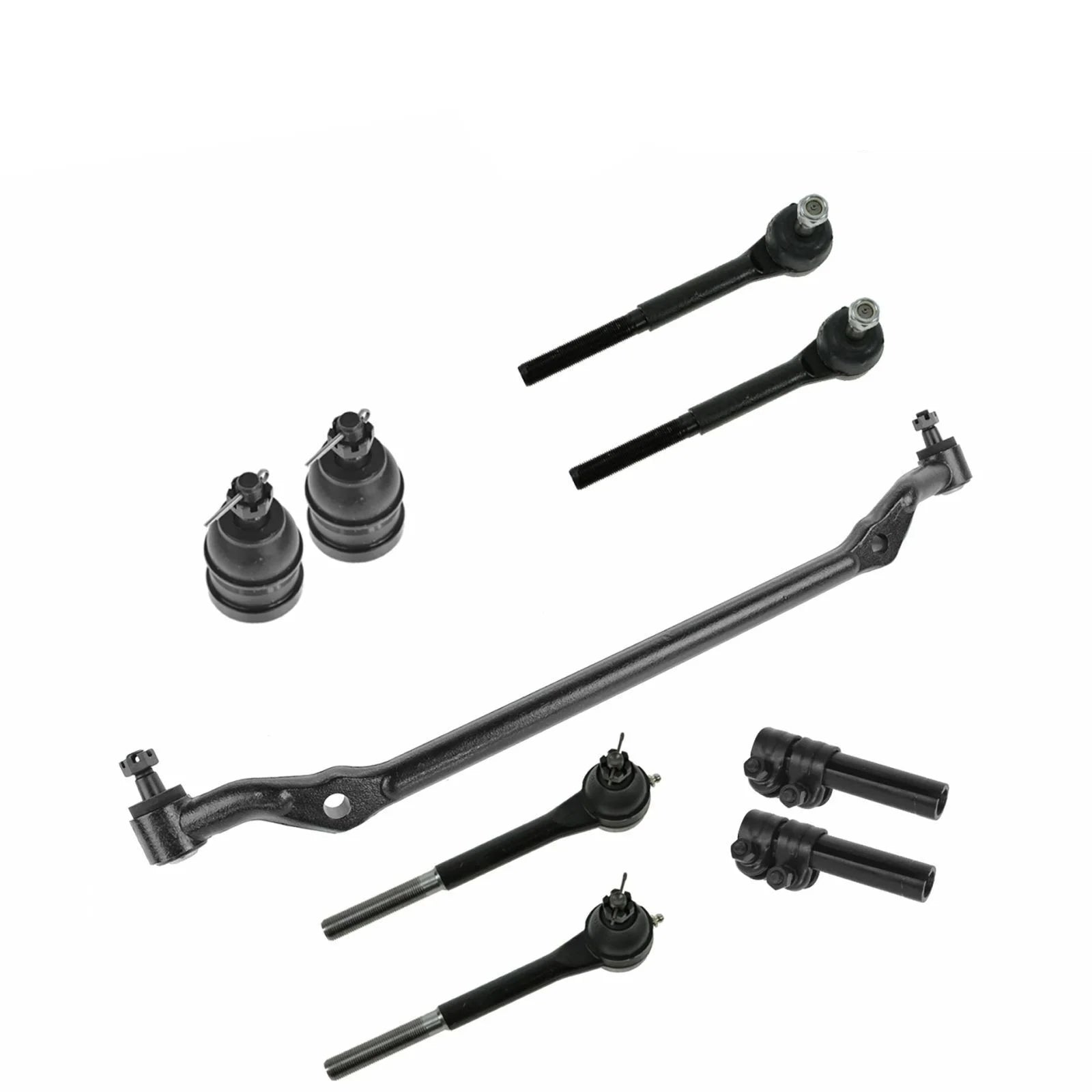 9-pc Kit Tie Rod End Ball Joint Center Left/Right For Chevrolet Pontiac