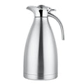 TISHITA Stainless Steel Thermal Coffee Carafe Sealed Lid Beverage Jar Teapot Jug Vacuum Insulated Pitcher for Milk Juice Home Kitchen 2L