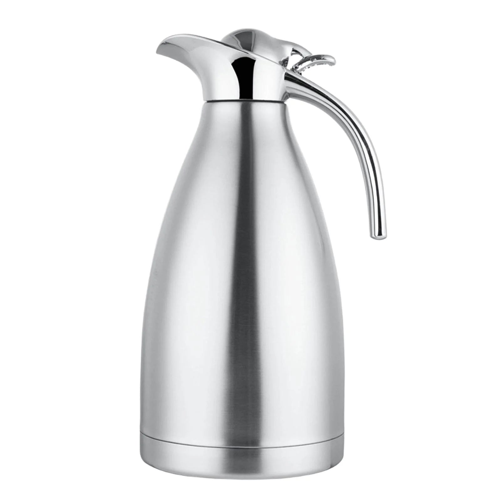 TISHITA Stainless Steel Thermal Coffee Carafe Sealed Lid Beverage Jar Teapot Jug Vacuum Insulated Pitcher for Milk Juice Home Kitchen 2L