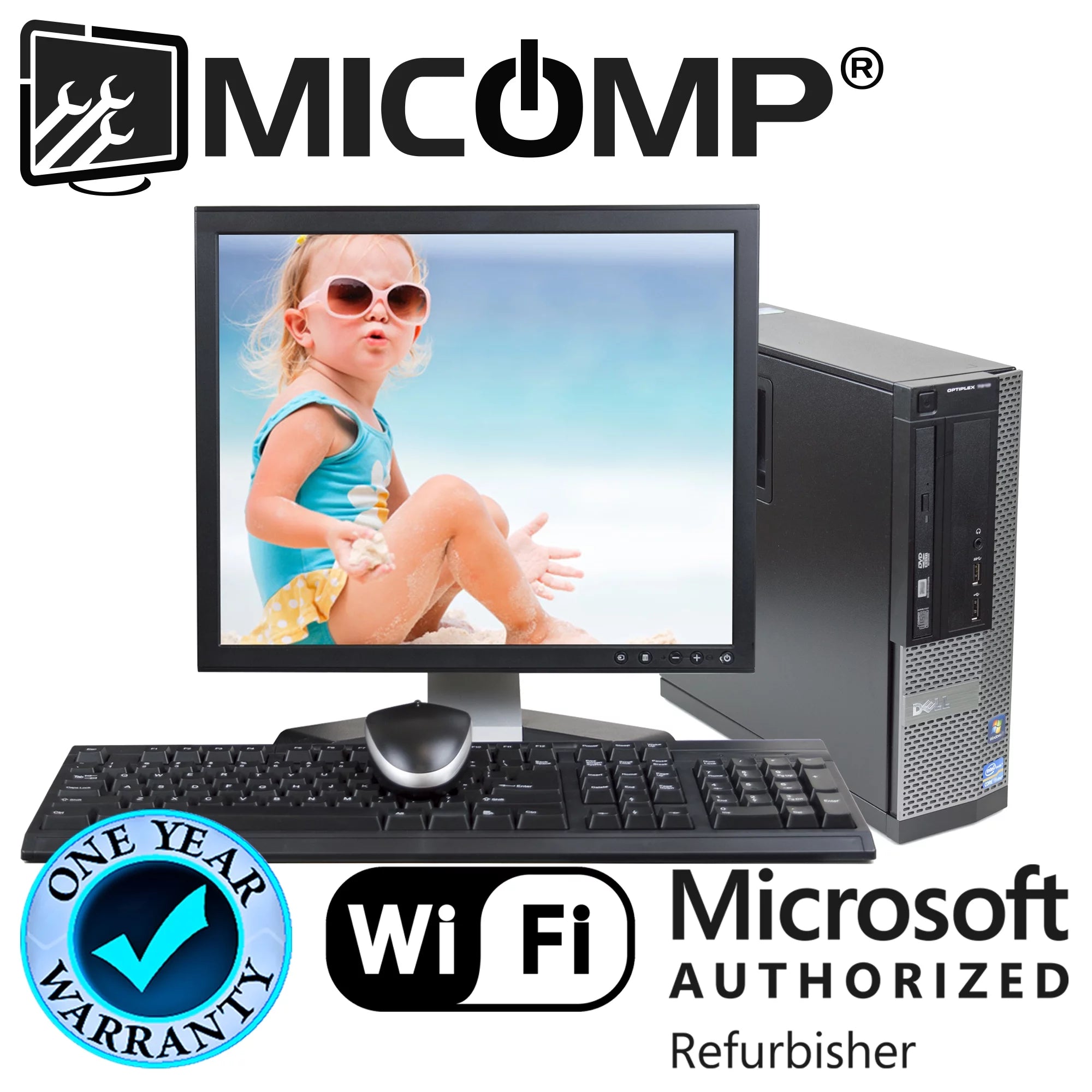 Fast Dell Optiplex 9010 Computer PC i7-3770 Quad Core 3.4Ghz 16GB New 250GB SSD DVD Windows 10 64 Bit WiFi 19