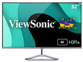ViewSonic VX3276-4K-MHD 32 Inch Frameless IPS 4K UHD Monitor with HDR10 HDMI and DisplayPort for Home and Office