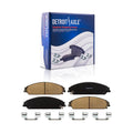Detroit Axle - Pair Front Brake Pads for Chrysler 300 200 Dodge Charger Challenger Magnum Avenger Caliber Ceramic Brake Pads w/Hardware Replacement