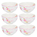 Serving Bowl 21.3 fl oz (630 ml) English Rose Cereal Bowl Set of 6 Mixing Bowl for Kitchen Candy Bowl