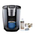 Keurig K-Elite Single Serve K-Cup Pod Programmable Coffeemaker (Brushed Silver) with Maintenance Kit