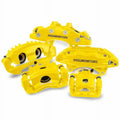Power Stop Rear Pair of Yellow Powder Coated Calipers S5046YLW