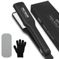 Professional Nano Titanium Hair Straightener 1 3/4 inch Flat Iron 450, Ionic Hair Iron 30S Heat up Auto Shut off