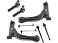 Front Control Arm Sway Bar Link Tie Rod Kit 8 Piece - Compatible with 2005 - 2007 Ford Escape 2006