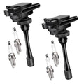 UF295 Ignition Coil & Iridium Spark Plugs for Mitsubishi Lancer 2.4L
