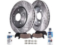 Front Brake Pad and Rotor Kit - Compatible with 2009 - 2011 BMW 335d Base 2010