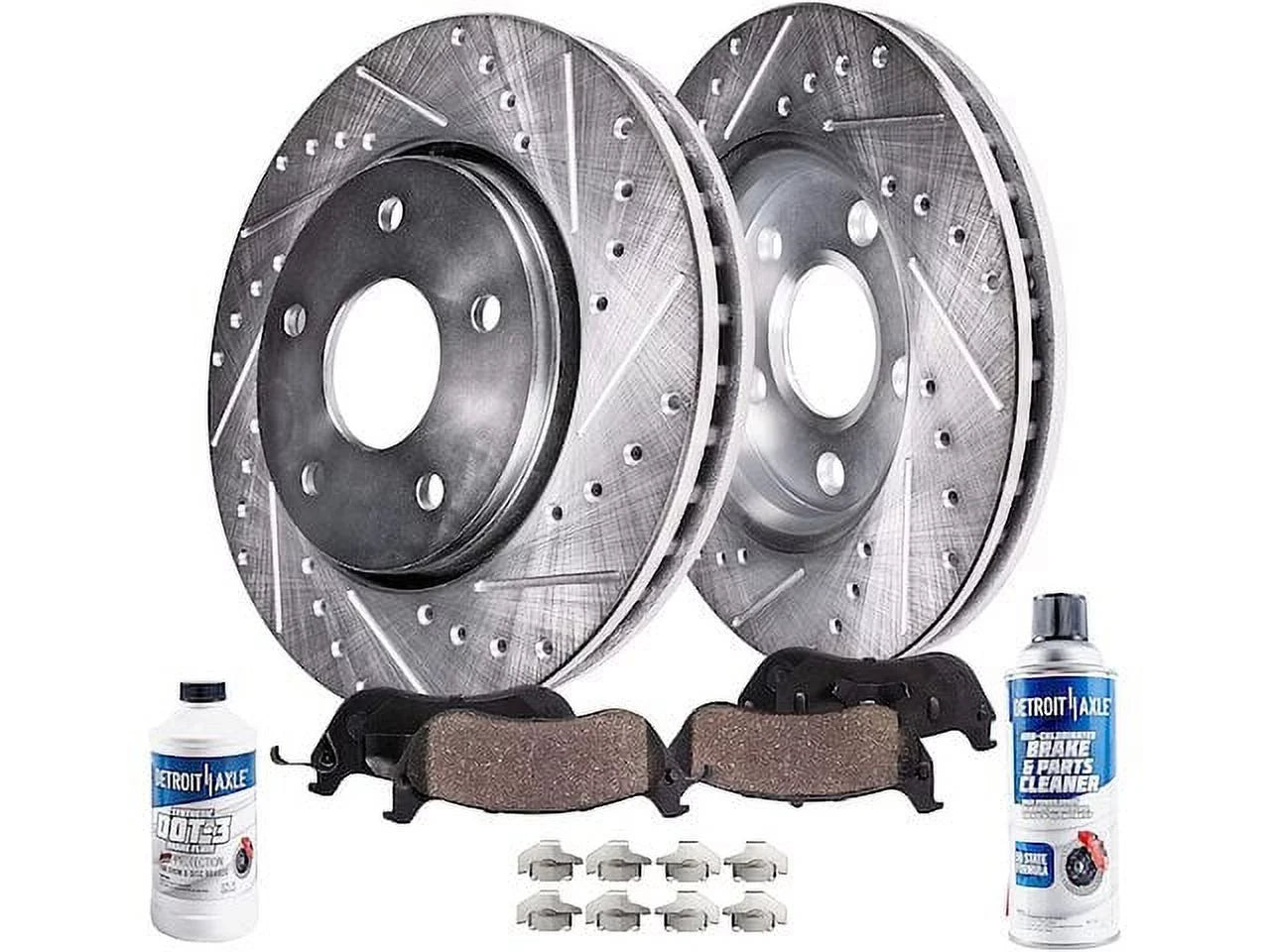 Front Brake Pad and Rotor Kit - Compatible with 2009 - 2011 BMW 335d Base 2010
