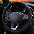 Universal 15 Microfiber Leather Car Steering Wheel Cover Anti-Slip For Auto