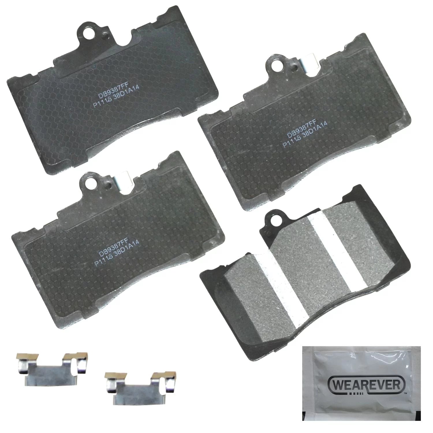 Carquest Professional Platinum Ceramic Brake Pads - Front (4-Pad Set)