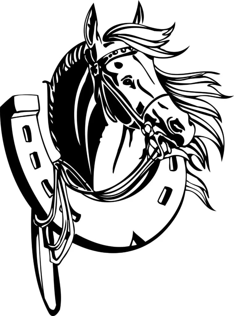 Wall Design Pieces Horse 18 Inches X 24 Inches