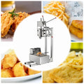 TFCFL Commercial 3L Manual Churros Maker Spanish Donut Make Machine+6L Electric Fryer