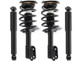Front and Rear Suspension Strut Coil Spring and Shock Absorber Assembly Kit - 4 Piece - Compatible with 2002 - 2007 Buick Rendezvous (Excludes Rear Air Leveling System and Electronic Suspension) 2006