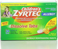 Zyrtec Children's 24 Hour Allergy Dissolve Tabs, Citrus 24 ea (Pack of 4)