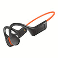 Ear Bone Conduction Sport Headphones - Sweat Resistant Wireless Earphones For Workouts And Running - Built-in Mic