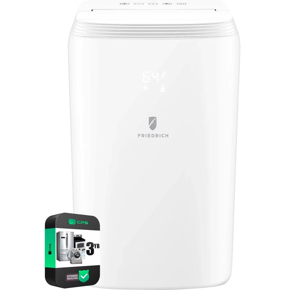 Friedrich ZCP08SA ZoneAire Compact 8500 BTU Air Conditioner, Dehumidifier, Fan Bundle with 3 YR CPS Enhanced Protection Pack