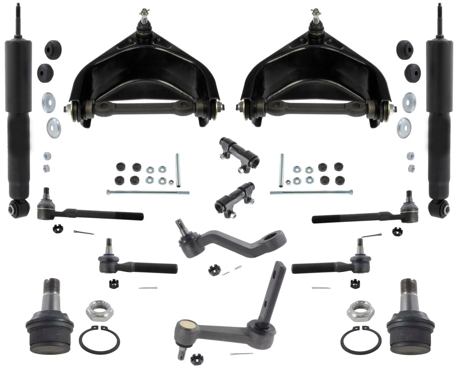 Control Arms + Chassis Kit for 94-99 Dodge Ram 1500 Rear Wheel Drive 16pc