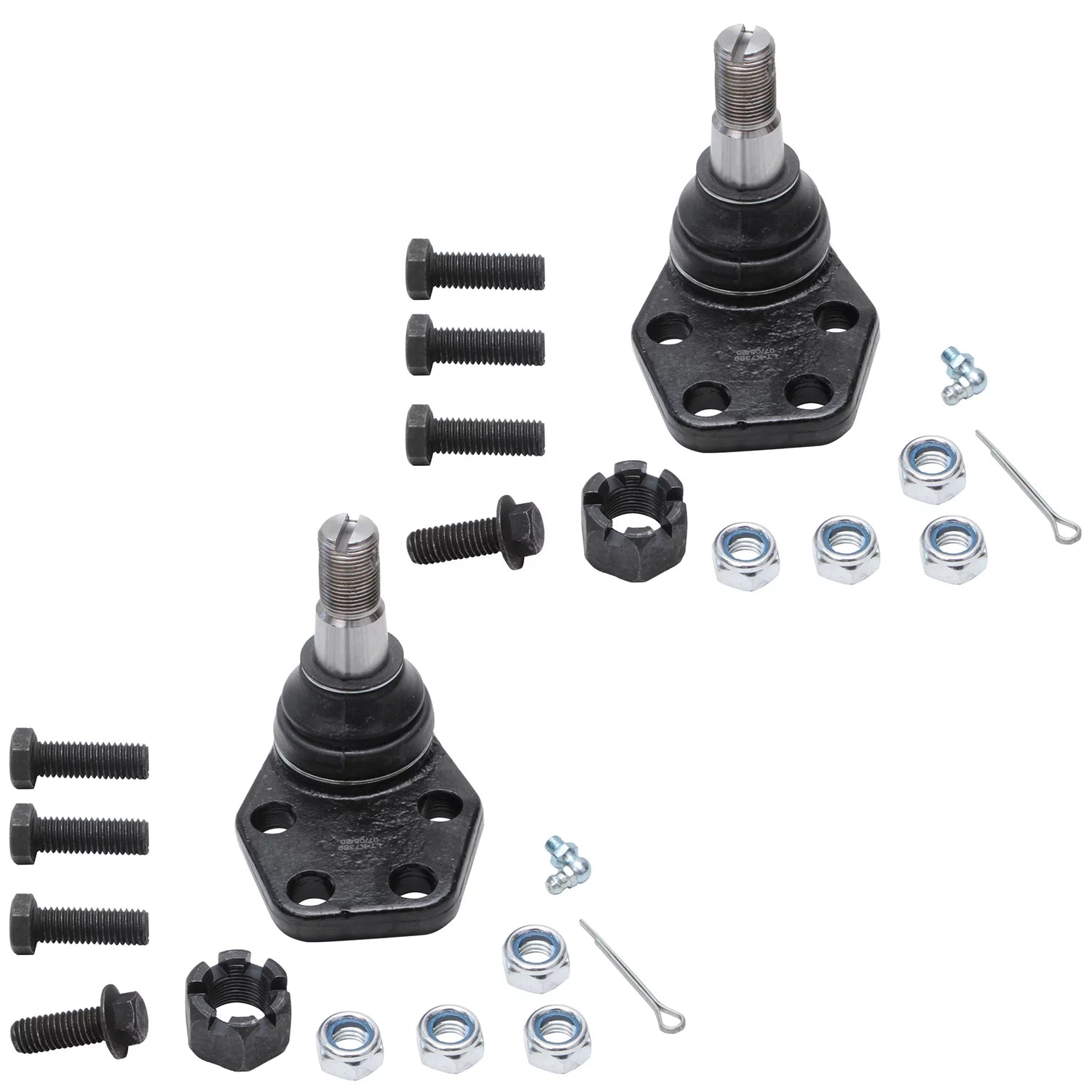 Detroit Axle - 2 Front Lower Ball Joints for 2WD 2000-2002 Dodge Ram 2500 3500 2001 Lower Ball Joints Pair Replacement