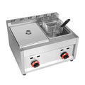 Deep Fryer Propane Gas Countertop Outdoor Use Round Infrared Gas Fryer 2 Burner