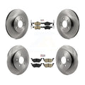 Transit Auto - Front Ceramic Rear Semi-Metallic Pads And Disc Brake Rotors Kit For Ford Escape Mercury Mariner K8A-101422