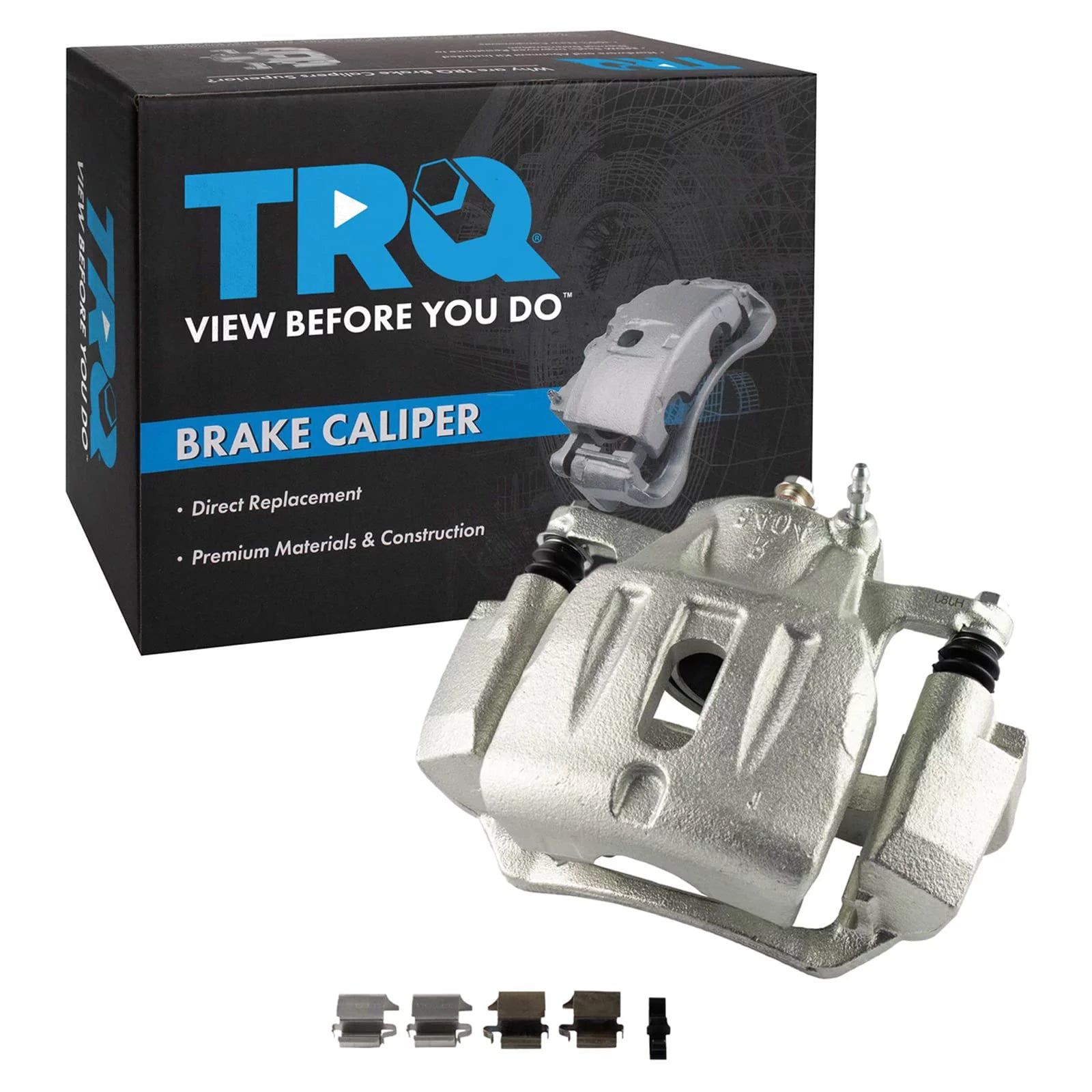 TRQ NEW Right Front Disc Brake Caliper for Toyota Highlander CLA39192 Fits select: 2006 TOYOTA HIGHLANDER LIMITED, 2007 TOYOTA HIGHLANDER SPORT