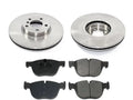 Front Semi Metallic Brake Pads and Rotor Kit - Compatible with 2007 - 2018 BMW X5 2008 2009 2010 2011 2012 2013 2014 2015 2016 2017