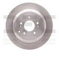 Rear Dynamic Friction Company Disc Brake Rotor 600-03048 (1) For 2007-2012 Hyundai Veracruz