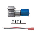 4WD 6WD Metal Transfer Case W/ 370 Motor for WPL RC Crawler Truck Upgrade