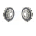 Front Coated Disc Brake Rotors Pair For 2017-2021 Subaru Impreza With 276mm Diameter Rotor KG-101345
