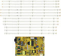 LG/Toshiba LC500DUE-SFR2 LED Backlight Strips / Power Supply Board Bundle NEW