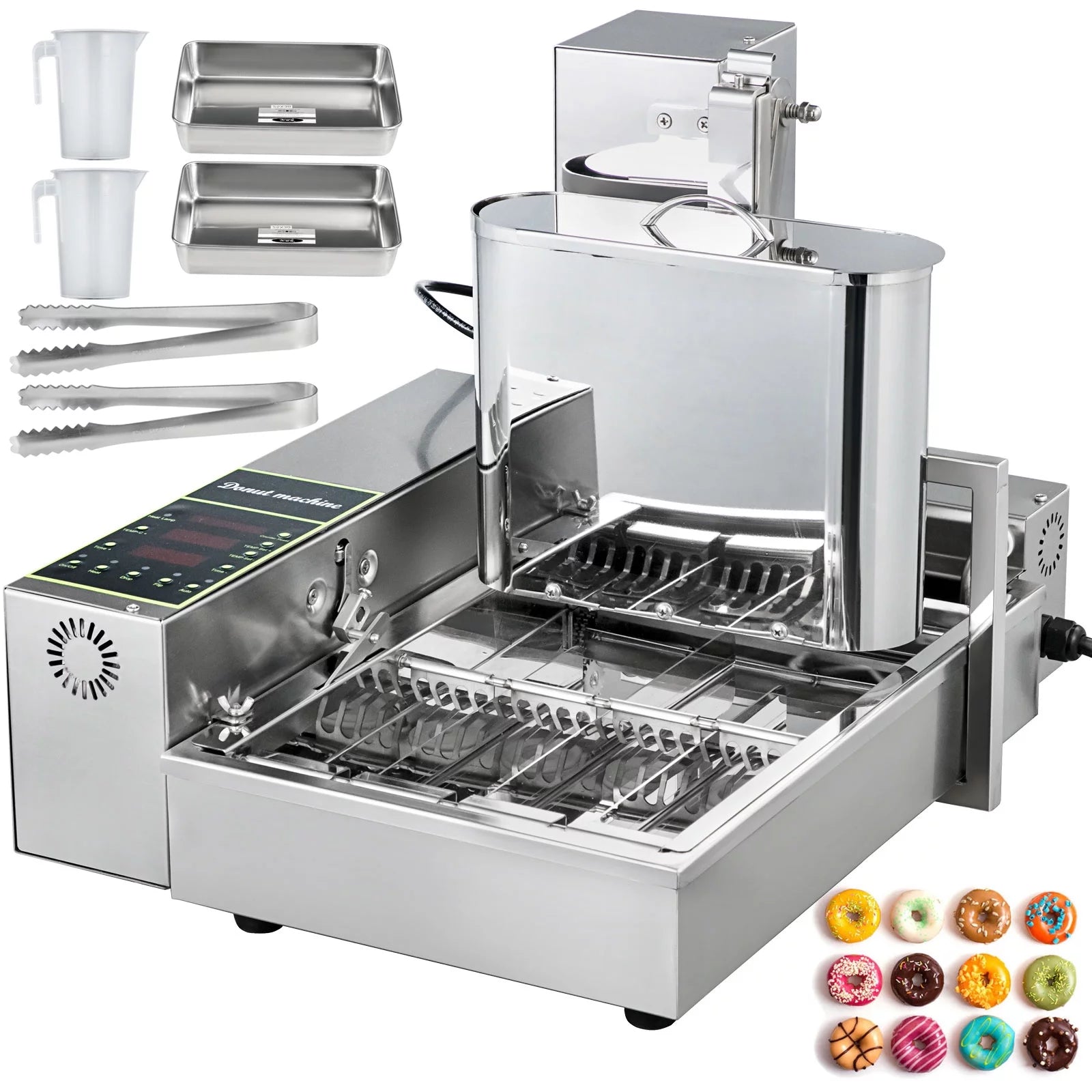 BENTISM Automatic Donut Maker Machine Automatic Donut Maker 4-Row Commercial Donut Maker