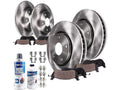 Front and Rear Brake Pad and Rotor Kit - Compatible with 2011 - 2012 Honda Accord