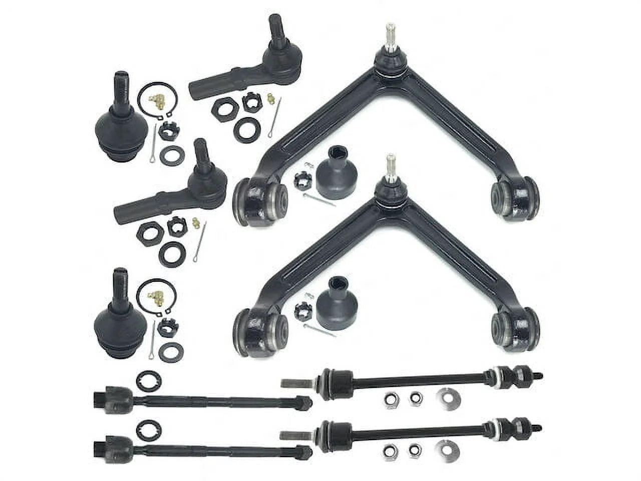 Control Arm Ball Joint Tie Rod End Kit - 10 Piece - Compatible with 2002 - 2005 Dodge Ram 1500 4WD 2003 2004