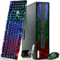 Restored HP ProDesk RGB Gaming PC i5-6500 16GB Ram 256GB SSD 1TB, NVIDIA GeForce GTX 1050Ti, BTO RGB Keyboard & Mouse, Windows 10 Professional (Refurbished)