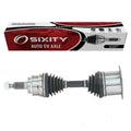 Sixity Front Right CV Axle compatible with GMC Sierra 1500 HD Classic 2007 - Passenger Side Complete Axle Shaft Assembly