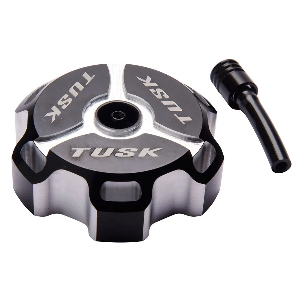 Tusk Billet Aluminum Gas Cap Black Machined for Yamaha YZ450F 2003-2013
